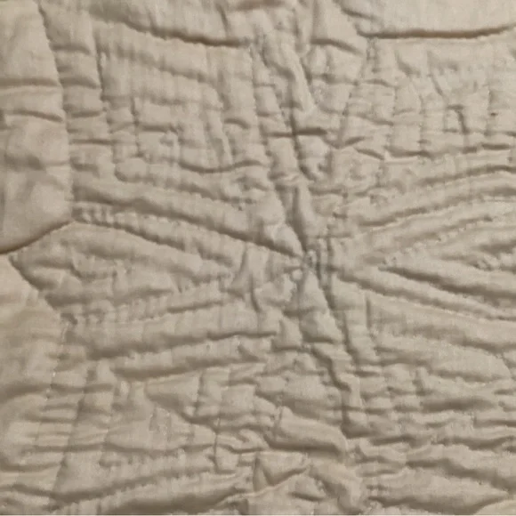 Cream Geometric Quilt Timeless Design Bedding
